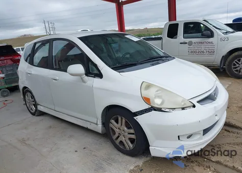 2007 Honda Fit Sport from USA, damaged, VIN JHMGD38667S049679